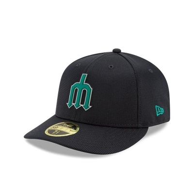 Seattle Mariners Gorra | New Era MLB Clubhouse Collection Low Profile 59fifty Fitted Cap Mexico - Azules